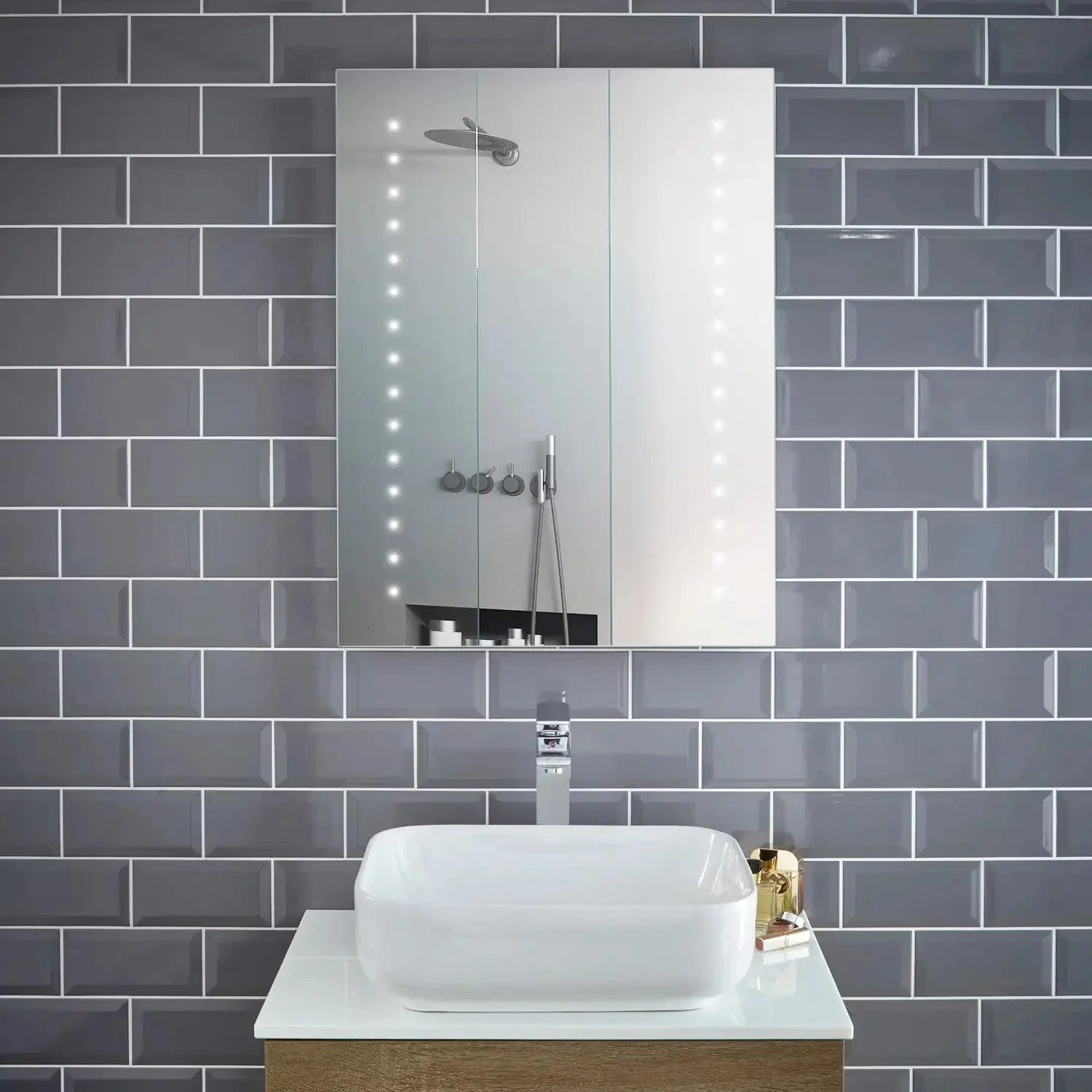 Aurora Bluetooth Audio LED Bathroom Mirror - Image 11