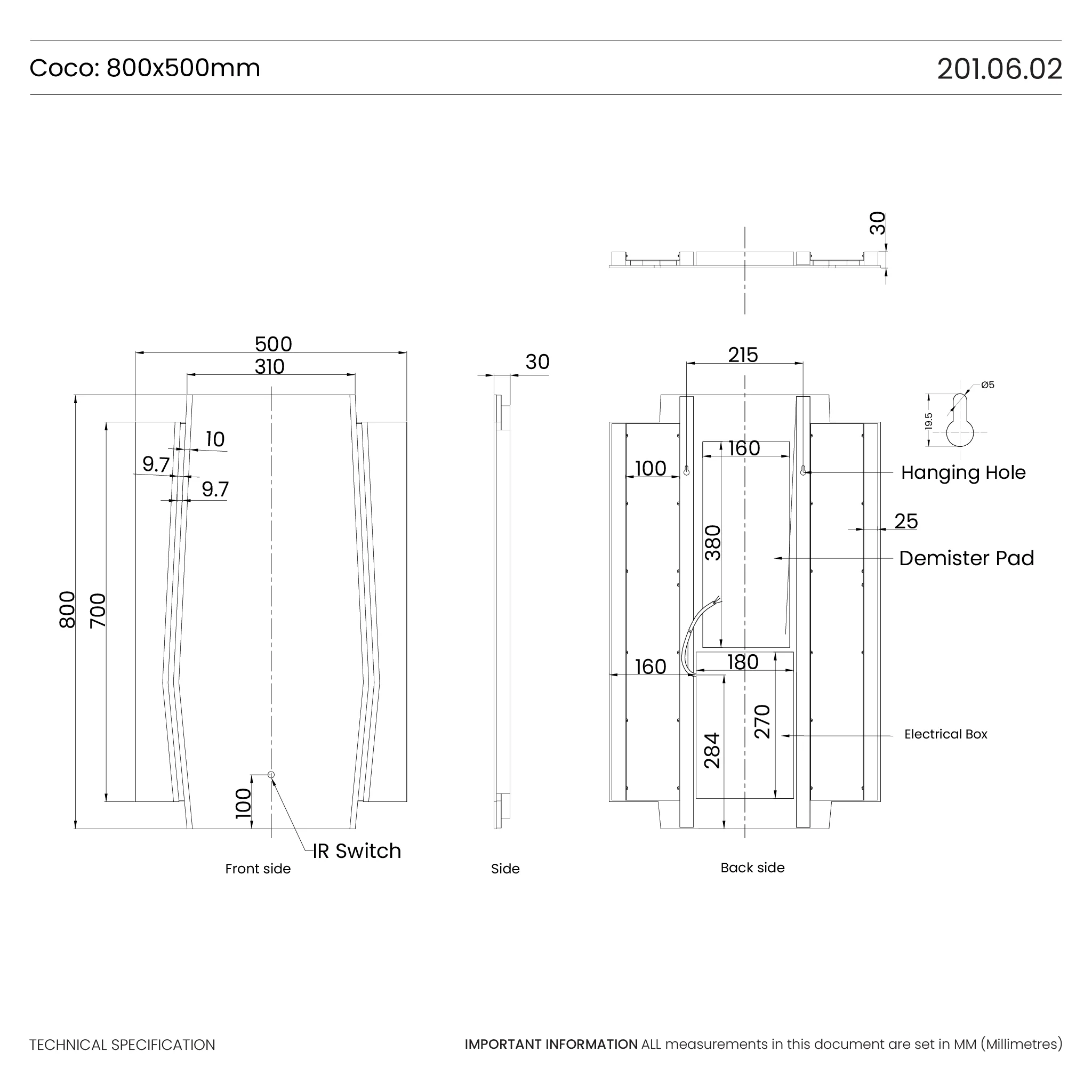 Coco LED Bathroom Mirror - Image 14