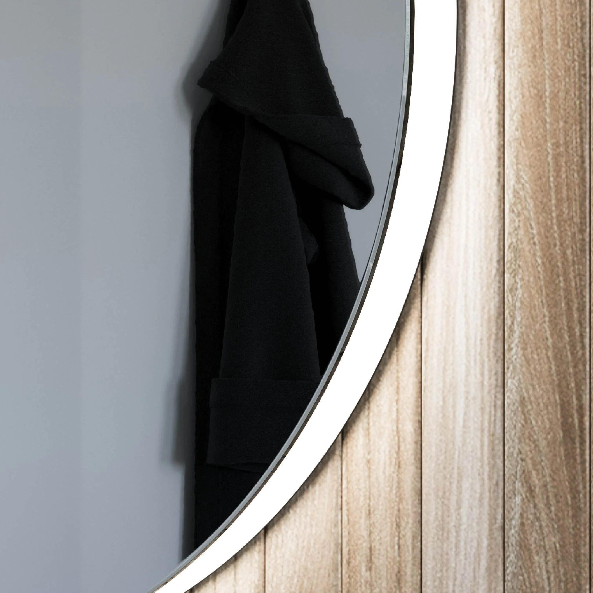 Halo Round LED Bathroom Mirror - Image 26