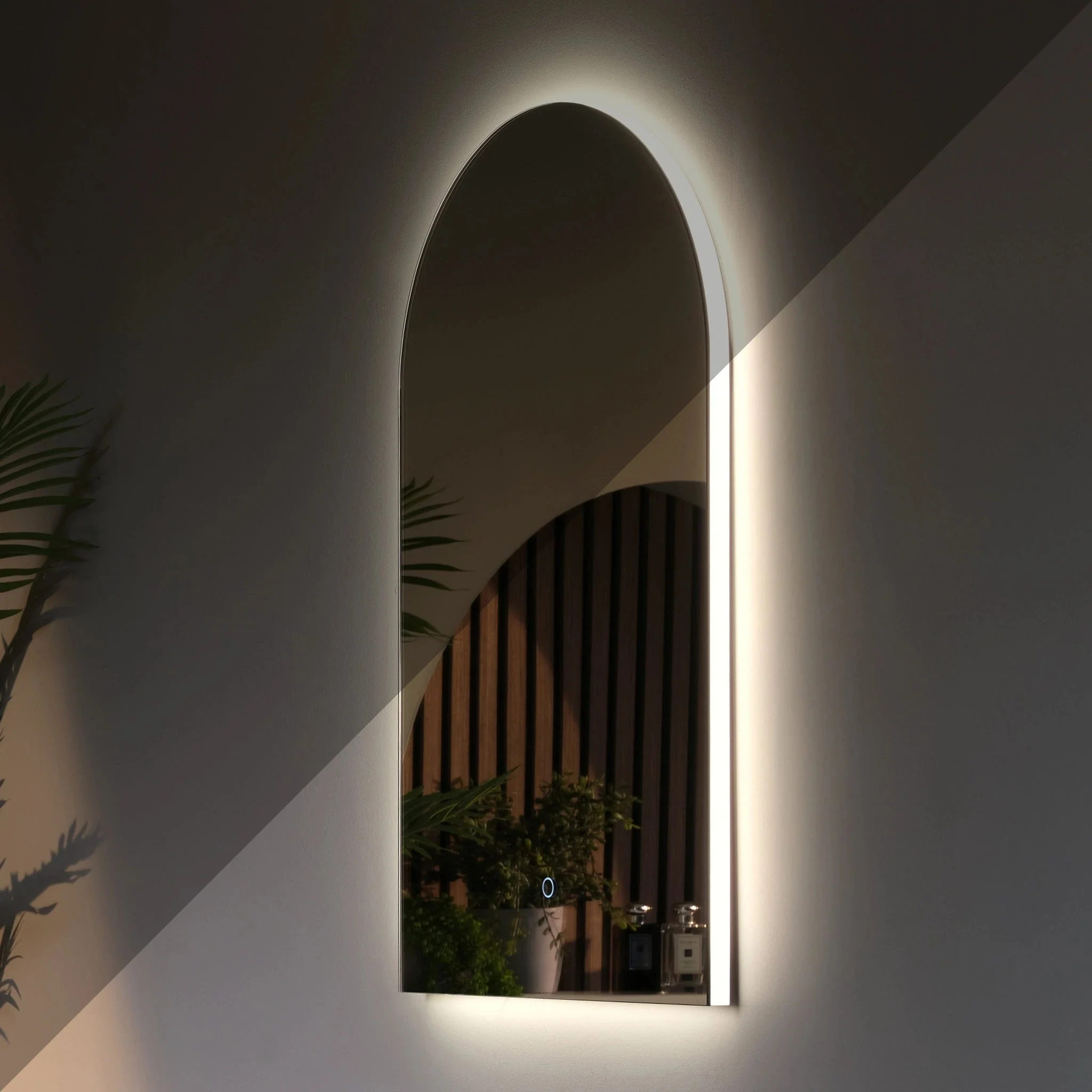 Halo Arch LED Bathroom Mirror - Image 4