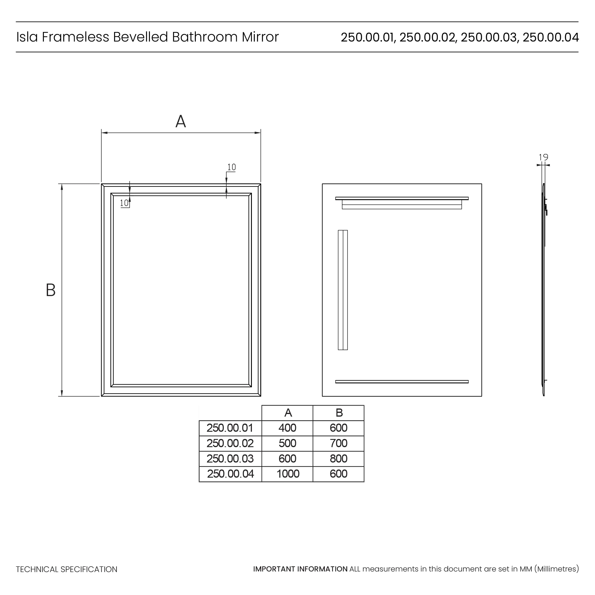 Isla Dual Bevelled Mirror - Image 9