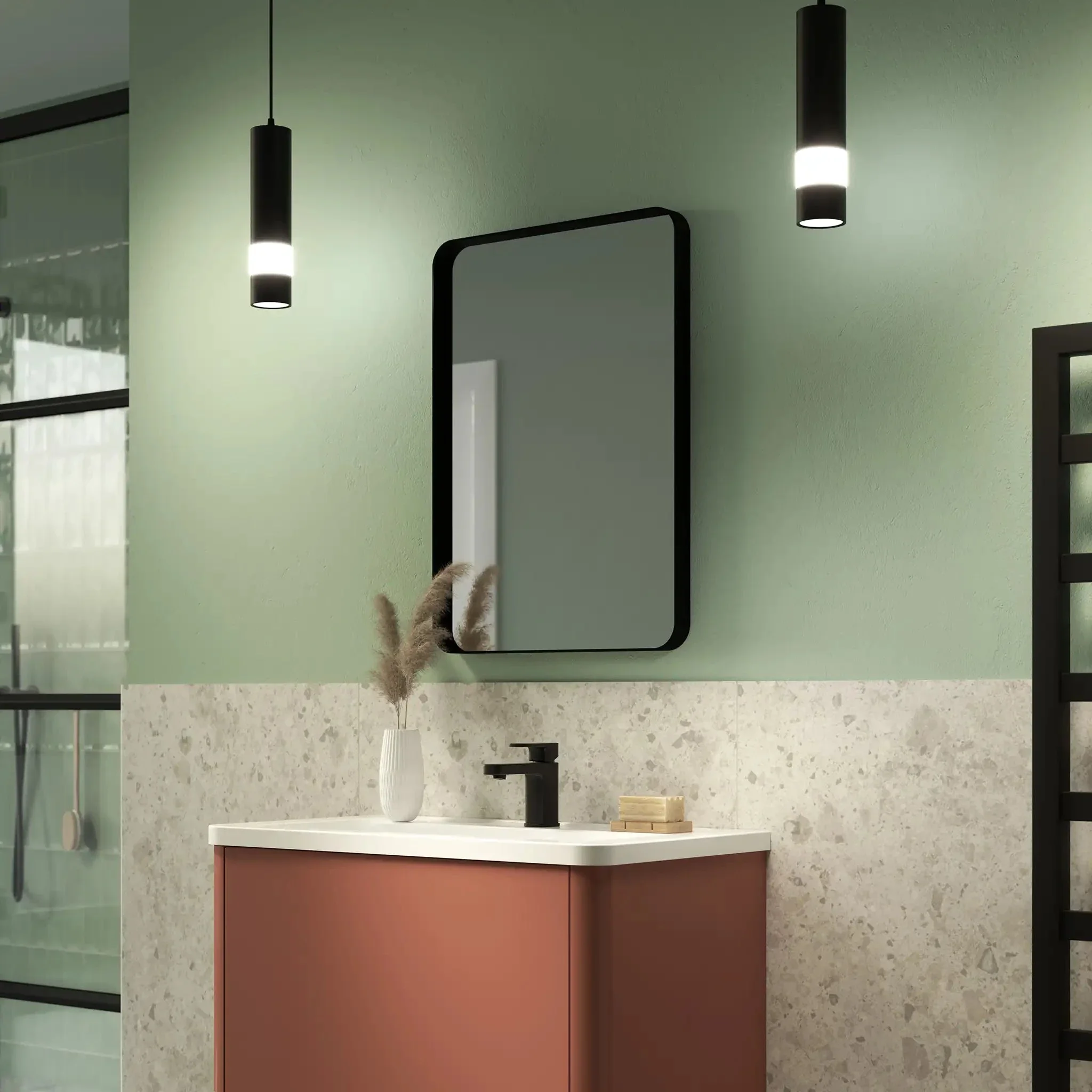Onyx Deep Frame Mirror - Image 6