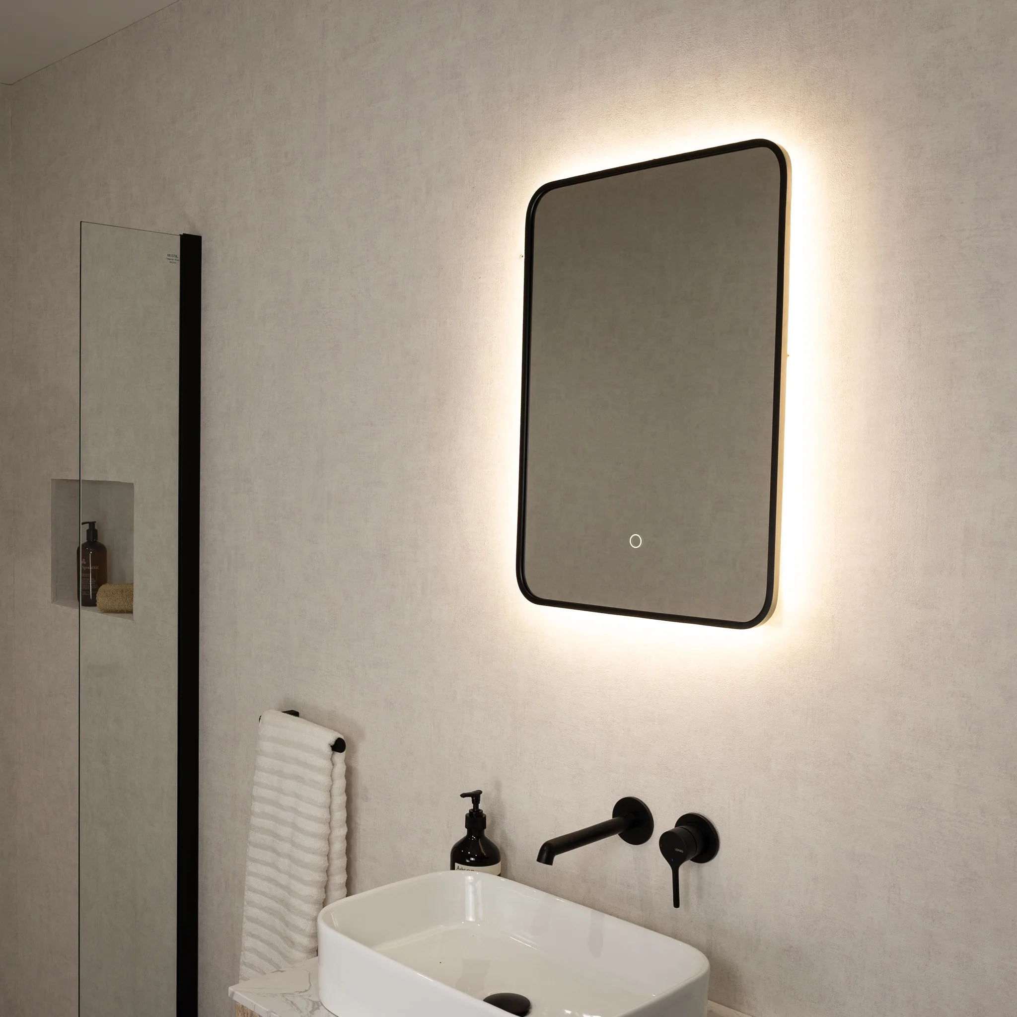 Oslo Curve LED Bathroom Mirror - Image 6