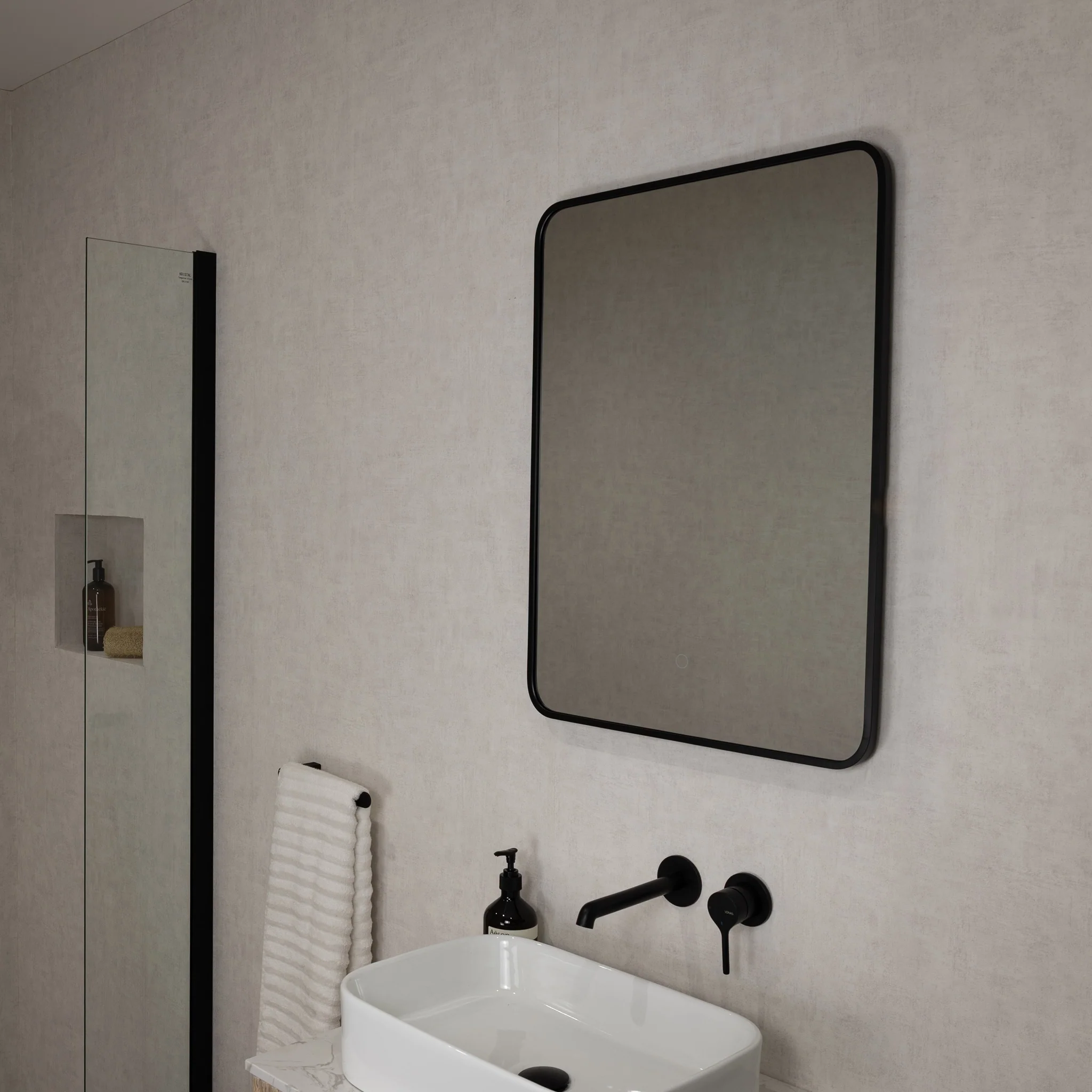 Oslo Curve LED Bathroom Mirror - Image 9