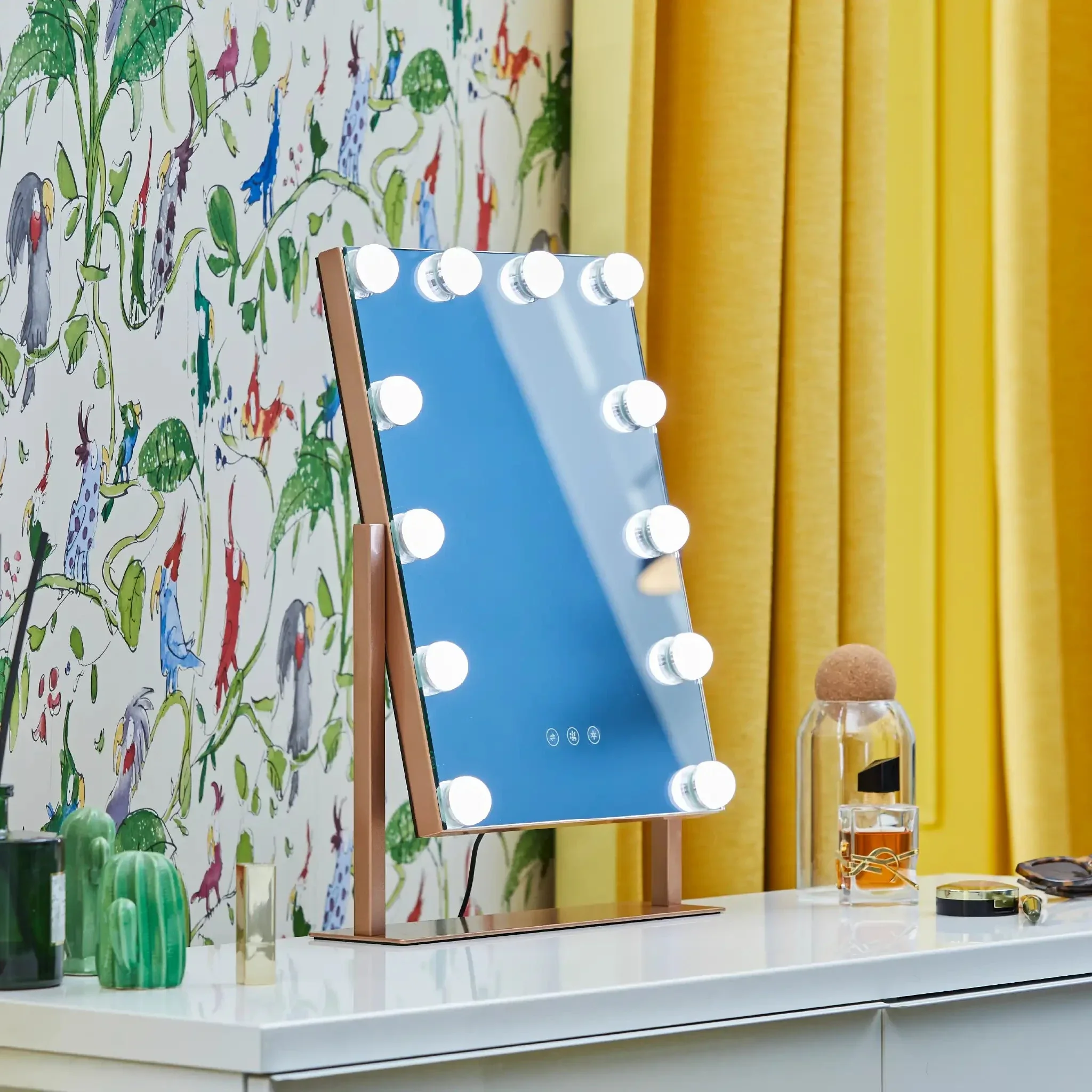 Roxy Hollywood Mirror with LED Lights - Image 4