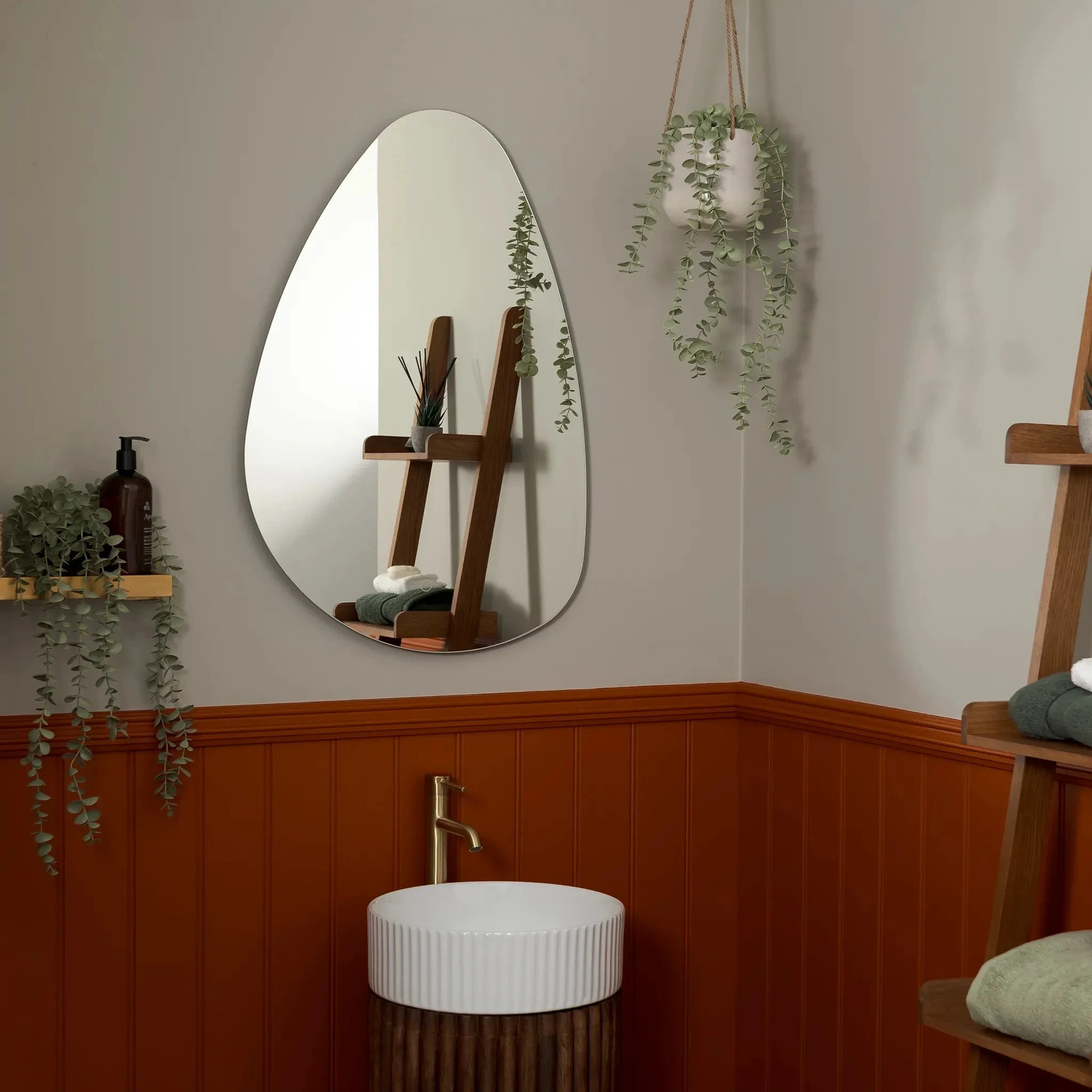 Savannah Pebble Backlit LED Bathroom Mirror - Image 8