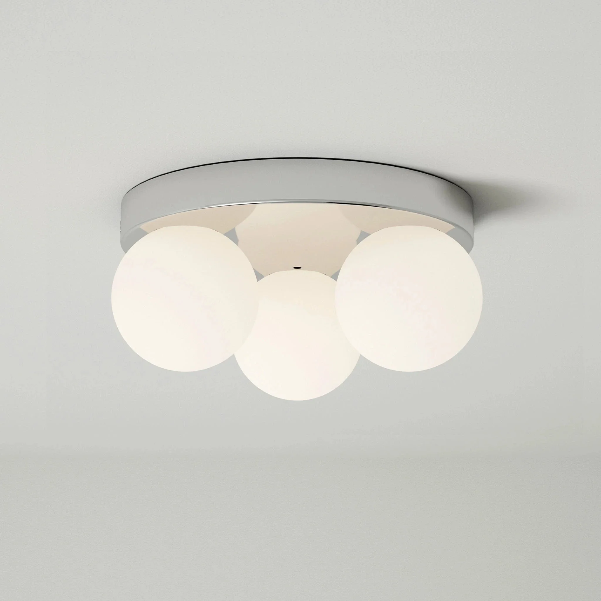 Solara 3 Plate Globe Ceiling Light - Image 7