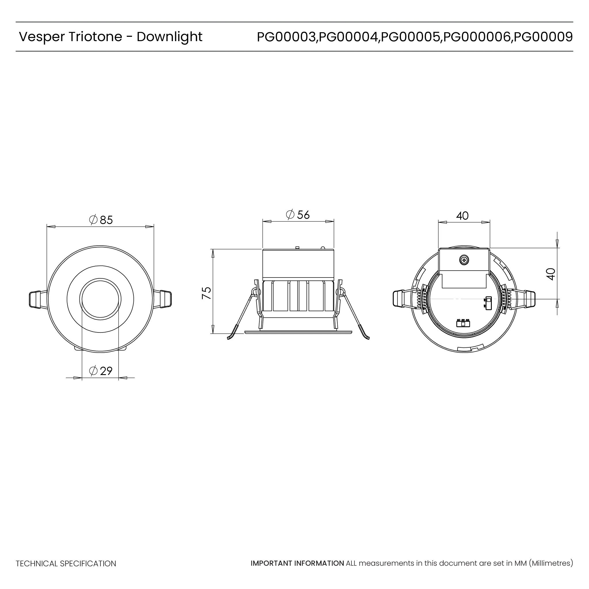 Vesper Fire Rated IP65 Bathroom Downlight - Image 49